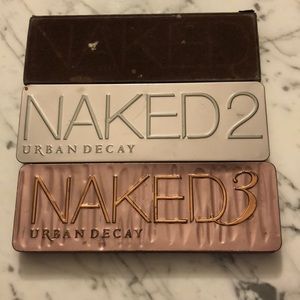 Urban Decay NAKED Eyeshadow Palettes 1,2&3 (used)